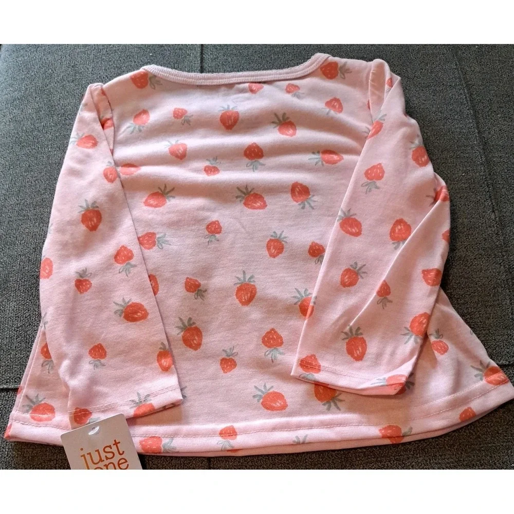 NWT 18 MO Carters Strawberry 3 Pc Outfit Toddler‎ Spring/Summer Pink Babywear